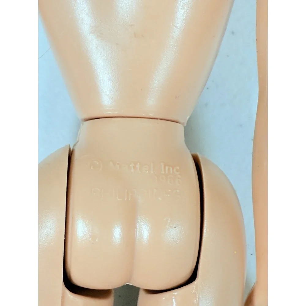 Vintage 1980 Mattel #1875 My First Barbie - Nude Doll 80s Blonde